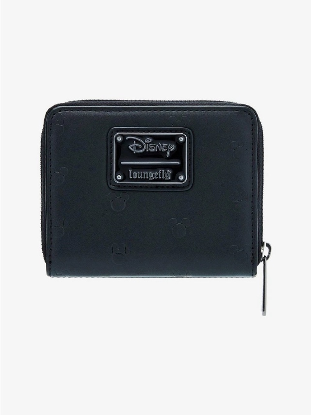 Disney Loungefly Mickey & Minnie Mouse Silhouette Allover Embossed Small Wallet